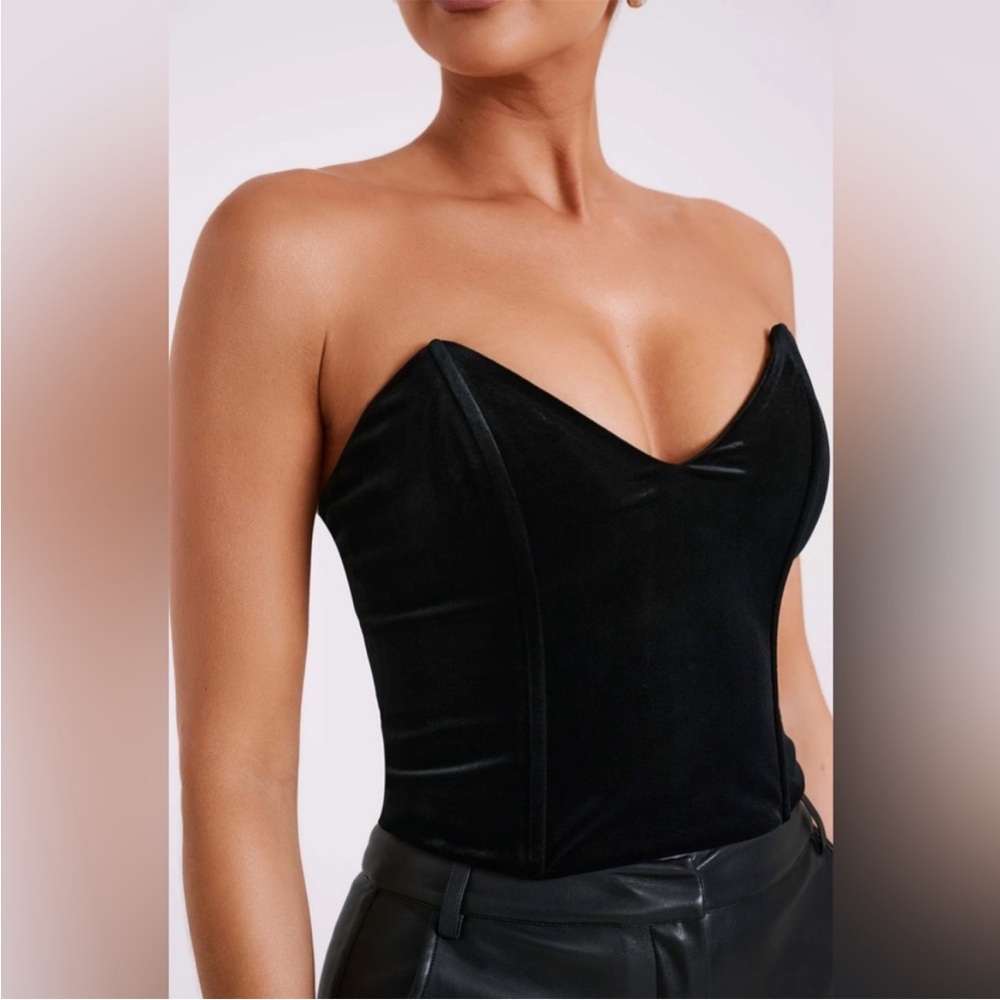 Velvet Corset Top